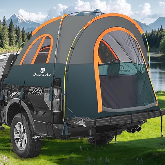 Truck Bed Tent 5.5-6ft: Easy Set Up Umburato Pickup Truck