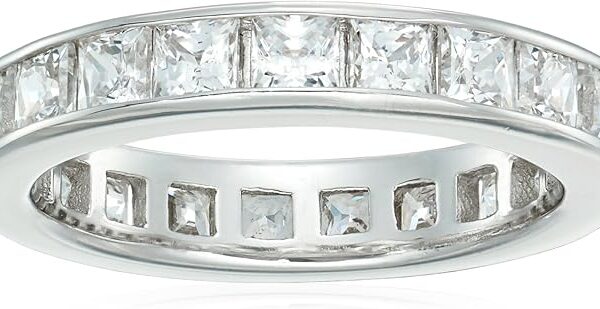 Amazon Essentials Platinum-Plated Sterling Silver