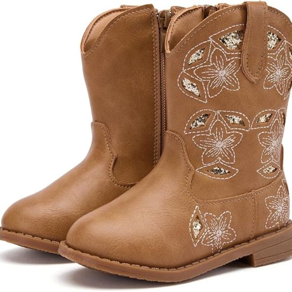 BMCiTYBM Girls Cowgirl Boots Unisex