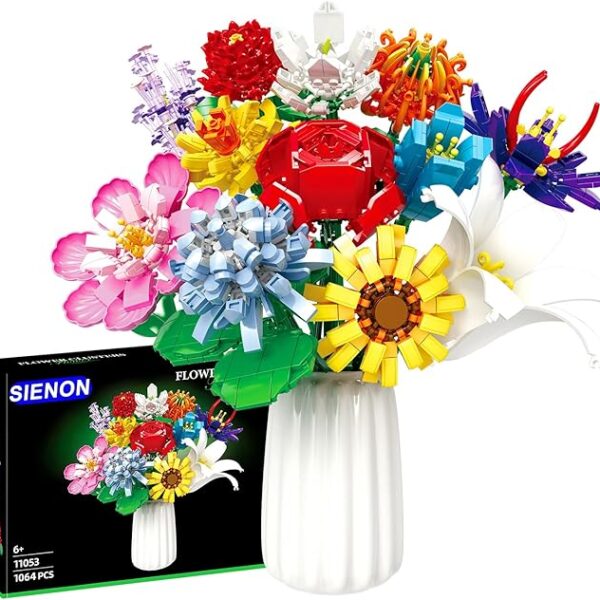 SIENON Flower Bouquet Building Blocks Set-1064PCS