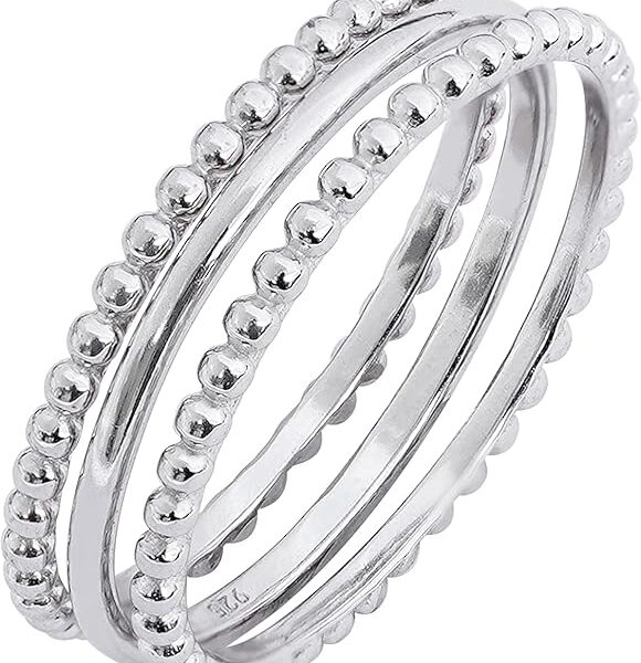Amazon Essentials 14K Gold or Rhodium Plated