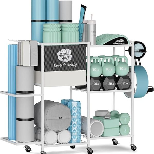 Yoga Mat Storage Rack，Home Gym Storage Rack