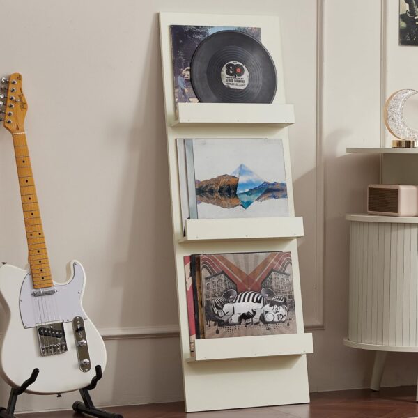 Walmart 3 Tier 47.5'' Wall-Leaning Vinyl Record Holder Display Shelf 40% off