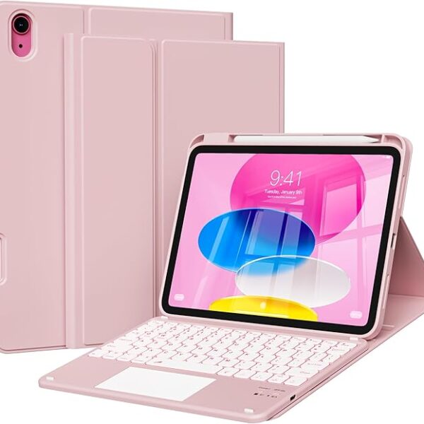 aoub Compatible for iPad A16 Case with Keyboard