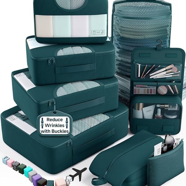 Veken 8 Set Packing Cubes for Travel