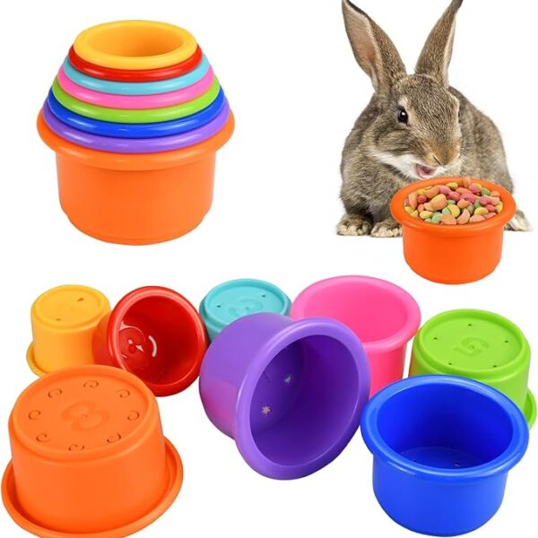 Colorful Multi-Sized Stackable Cup Toys