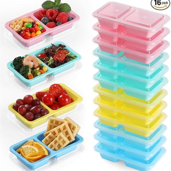 16 Pack 5OZ Reusable Snack Containers