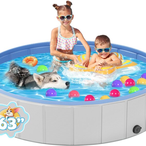 YSJILIDE Portable Dog Pool PVC Pet Swimming Pool