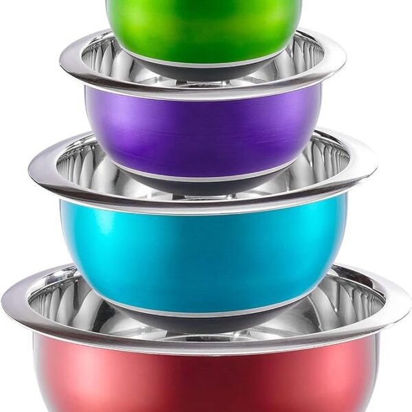 Colorful Mixing Bowl- 4 Pc Set