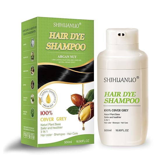 SHIHUANUO Hair Dye Shampoo 3 in 1