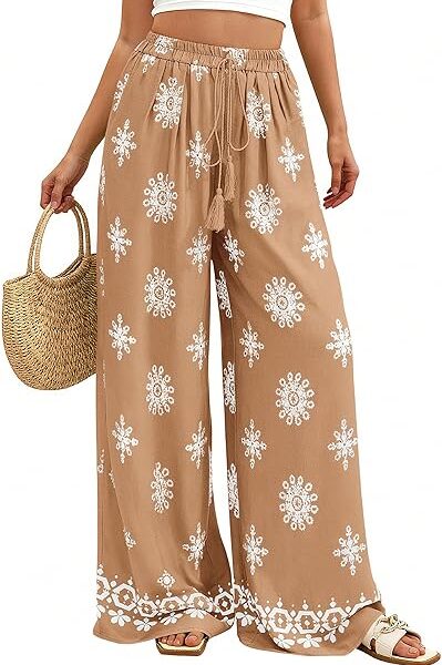 PRETTYGARDEN Women's Wide Leg Palazzo Pants