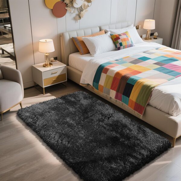 Shag Area Rug for Bedroom