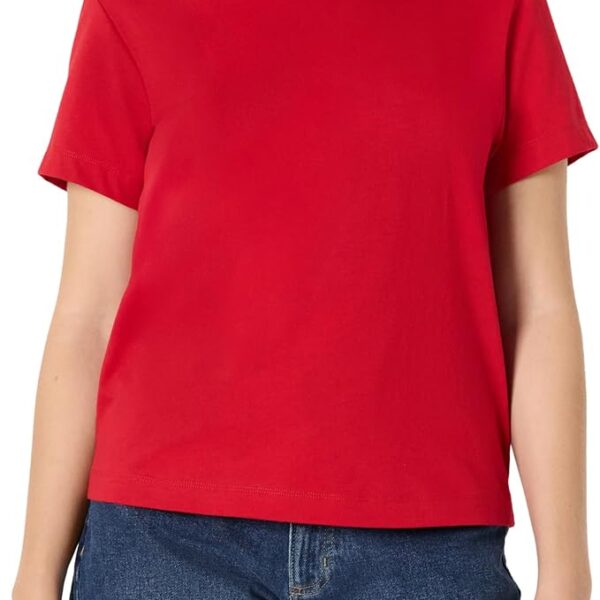 Amazon Essentials Women's Relaxed-Fit Cotton Crewneck T-Shirt