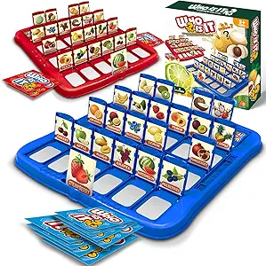 Classic Fruit Guessing Board Game for Kids Ages 3 and Up – Who is It?