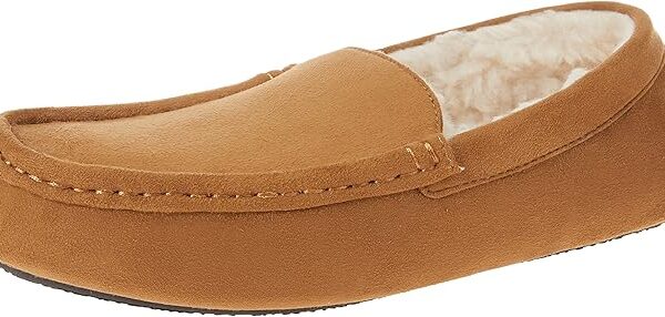 Amazon Essentials Men's Memory Foam Moccasin Slippers
