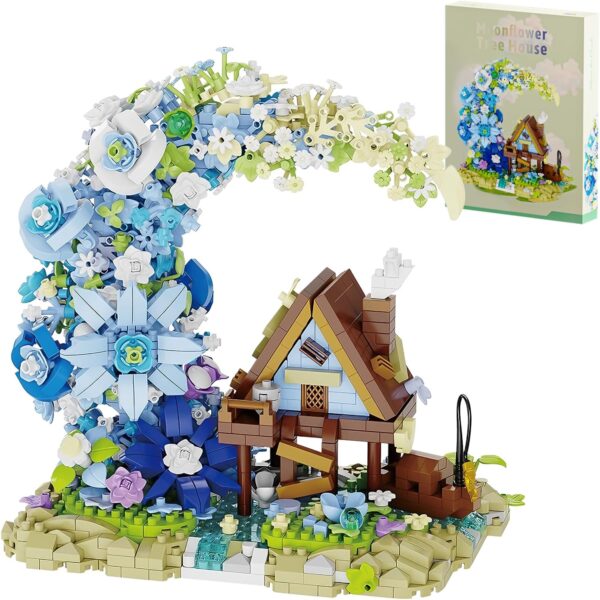 Moon Flower Tree House Micro Building Blocks