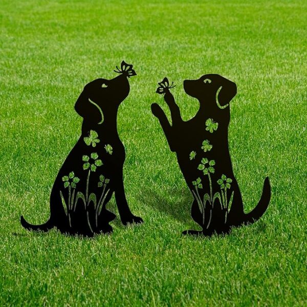 2 Pack Decorative Garden Stakes