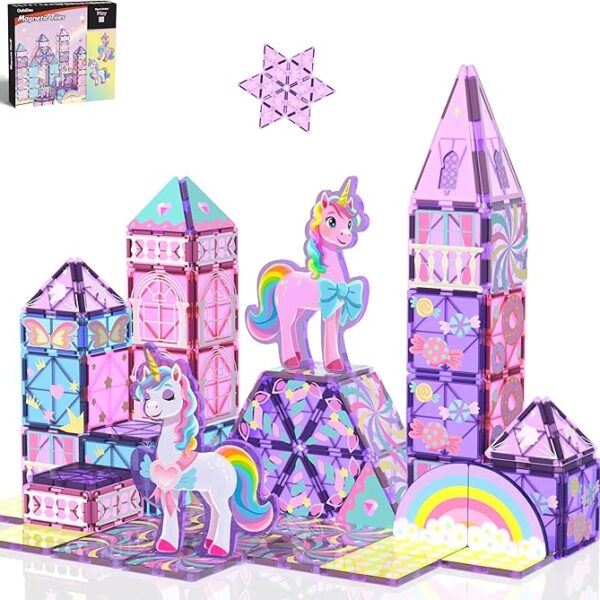 GobiDex Magnetic Building Blocks Unicorn Toys for Girls