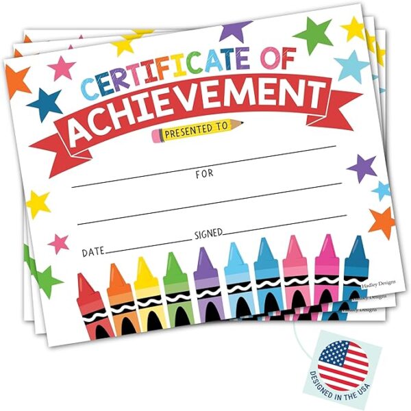 Classroom Award Certificates for Students