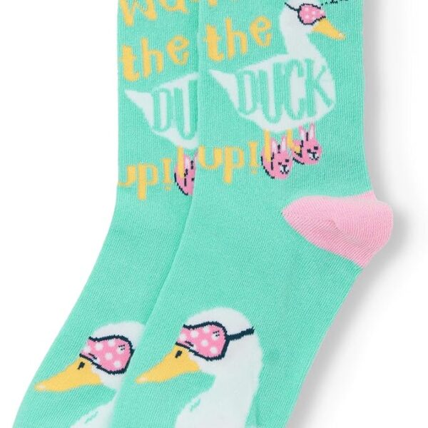 Little Blue House Women's Women's Printed Crew Socks
