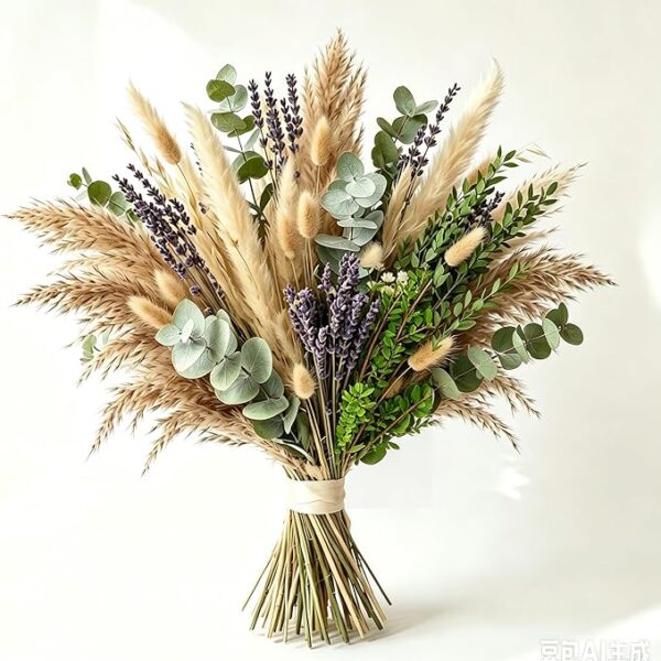 Dried Pampas Grass Bouquet Boho Decor