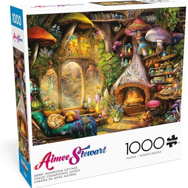 Buffalo Games Aimee Stewart Merry Mushroom Cottage