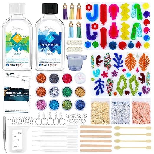 Suzzam 8OZ Epoxy Resin Jewelry Making Kit