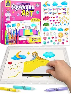 Squeegee Rainbow Squeeze Art Kit for Kids