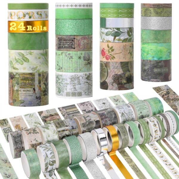 24 Rolls Washi Tape Set