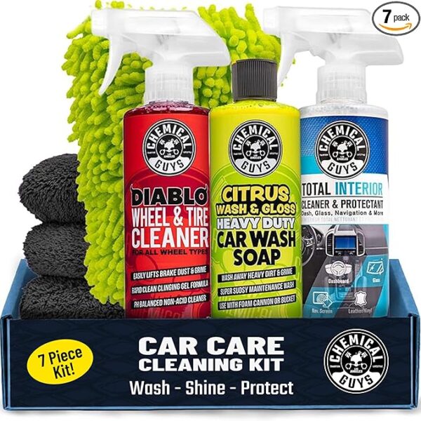 Chemical Guys Car Cleaning Kit - with Car Wash Soap