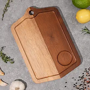 Acacia Wood Cutting Board 12 x 8 In