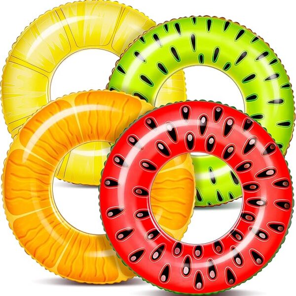 Sloosh 4 Pack Inflatable Pool Floats