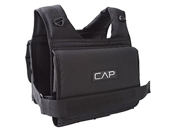 Barbell 20lbs Adjustable Weighted Vest $17.99 WOOT