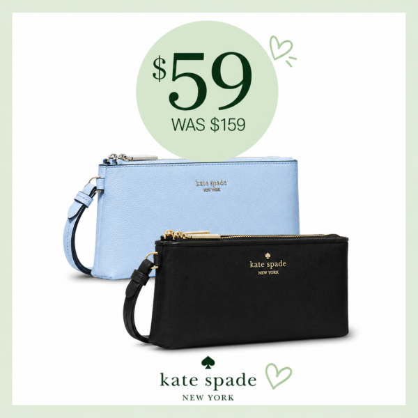 Grab select Kate Spade bags for as low as $59