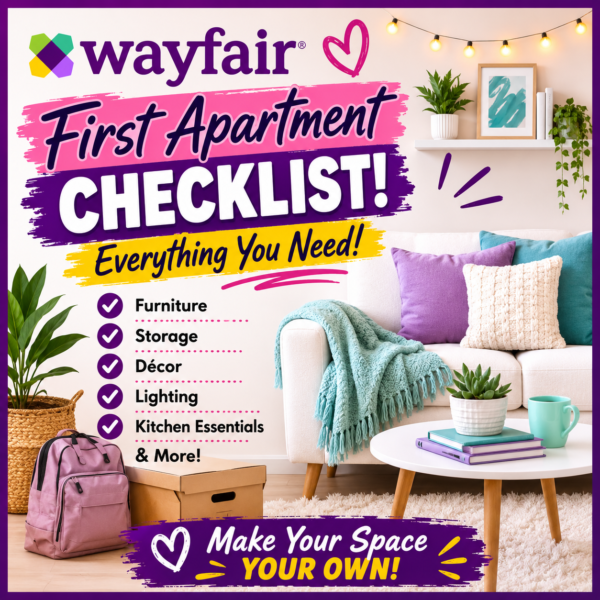 Your First Apartment Starts at Wayfair