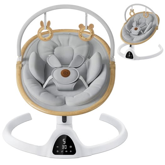 Bluetooth Baby Swing for Infants with Remote Control & Music
