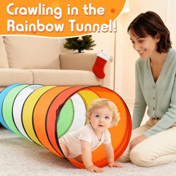 Kids Play Tunnel Tent with Mesh Window