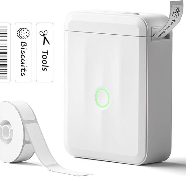 D110 Bluetooth Thermal Label Maker (White)