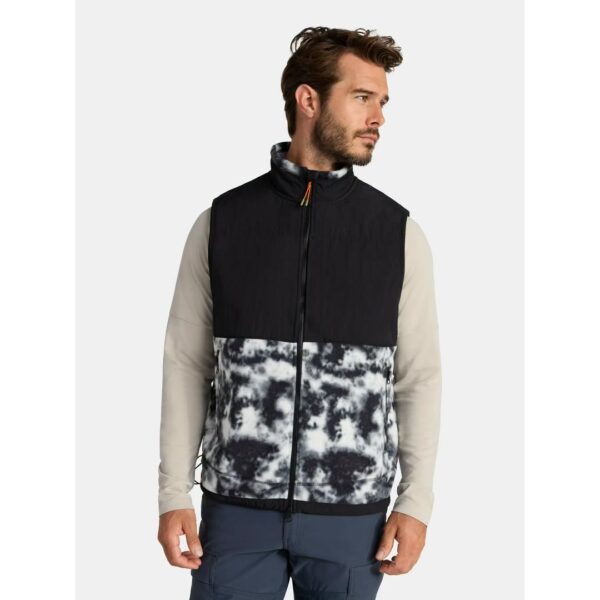 Men's Mix Media Fleece Vest