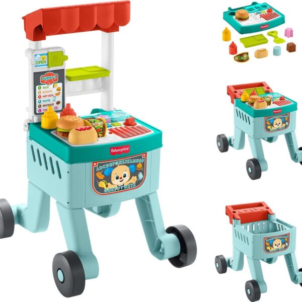 4-in-1 Snack Cart Walker Learning Activity