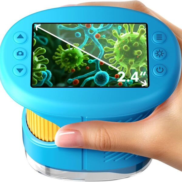 Kids 4K Digital Microscope with 2.4" Screen