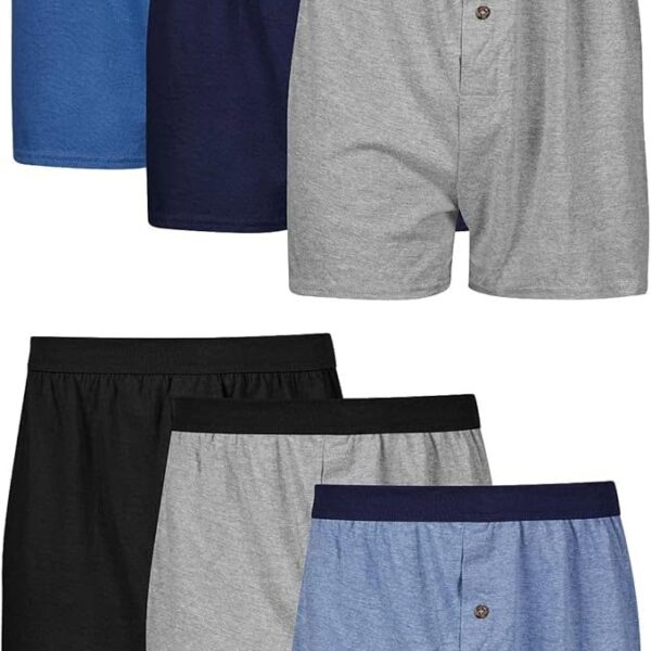Men's Cotton Boxer Underwear Multi-Pack