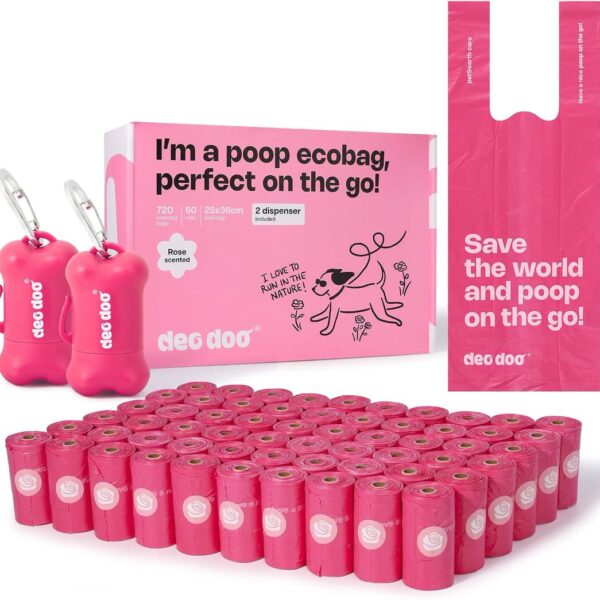 720-Count Dog Poop Bags with Handles