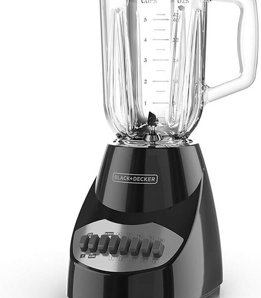 BLACK+DECKER Countertop Blender with 6-Cup Glass Jar