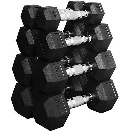 Dumbbell Set, 5–20 lb Pairs