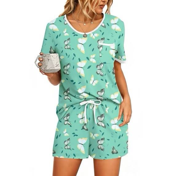Pajamas Sets for Women 2 Piece Lounge Set Short