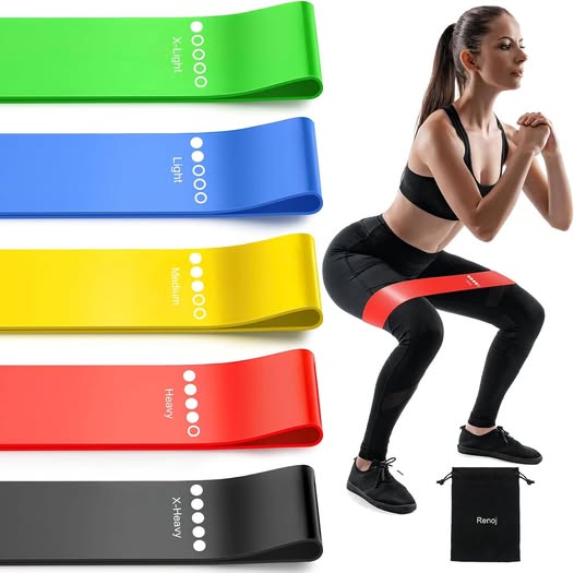 5-Pack Elastic Exercise Bands