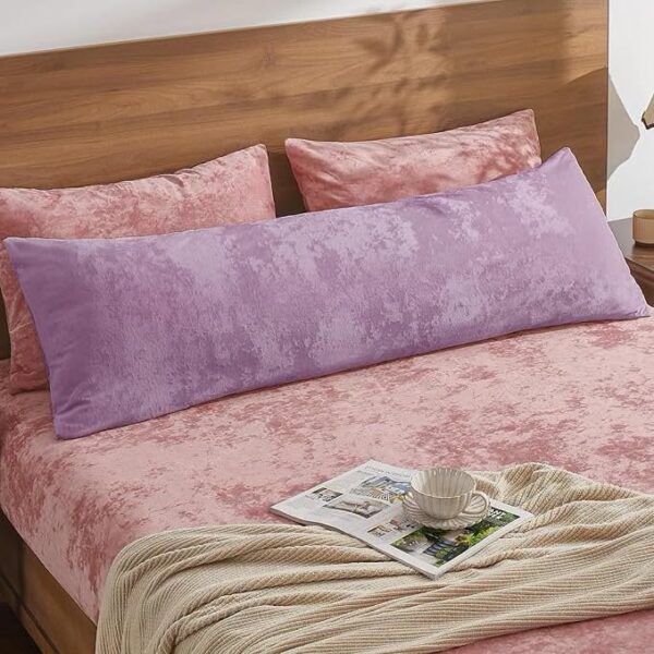 Velvet Body Pillow Cover with Zipper