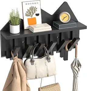 Wall Hooks with Shelf