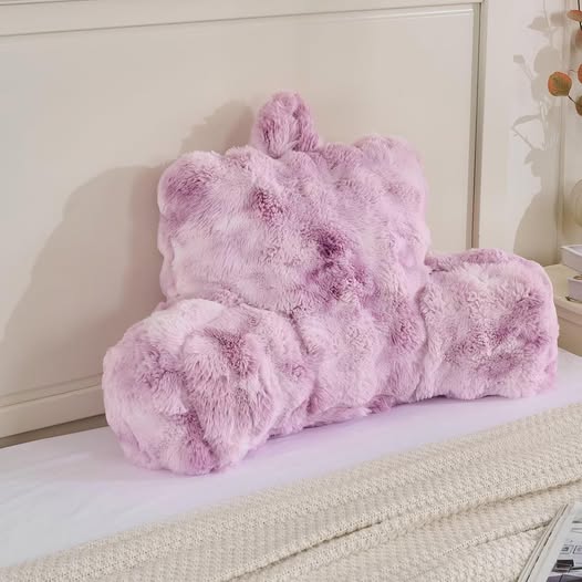 Velvet Reading Pillow Back Support Cushion